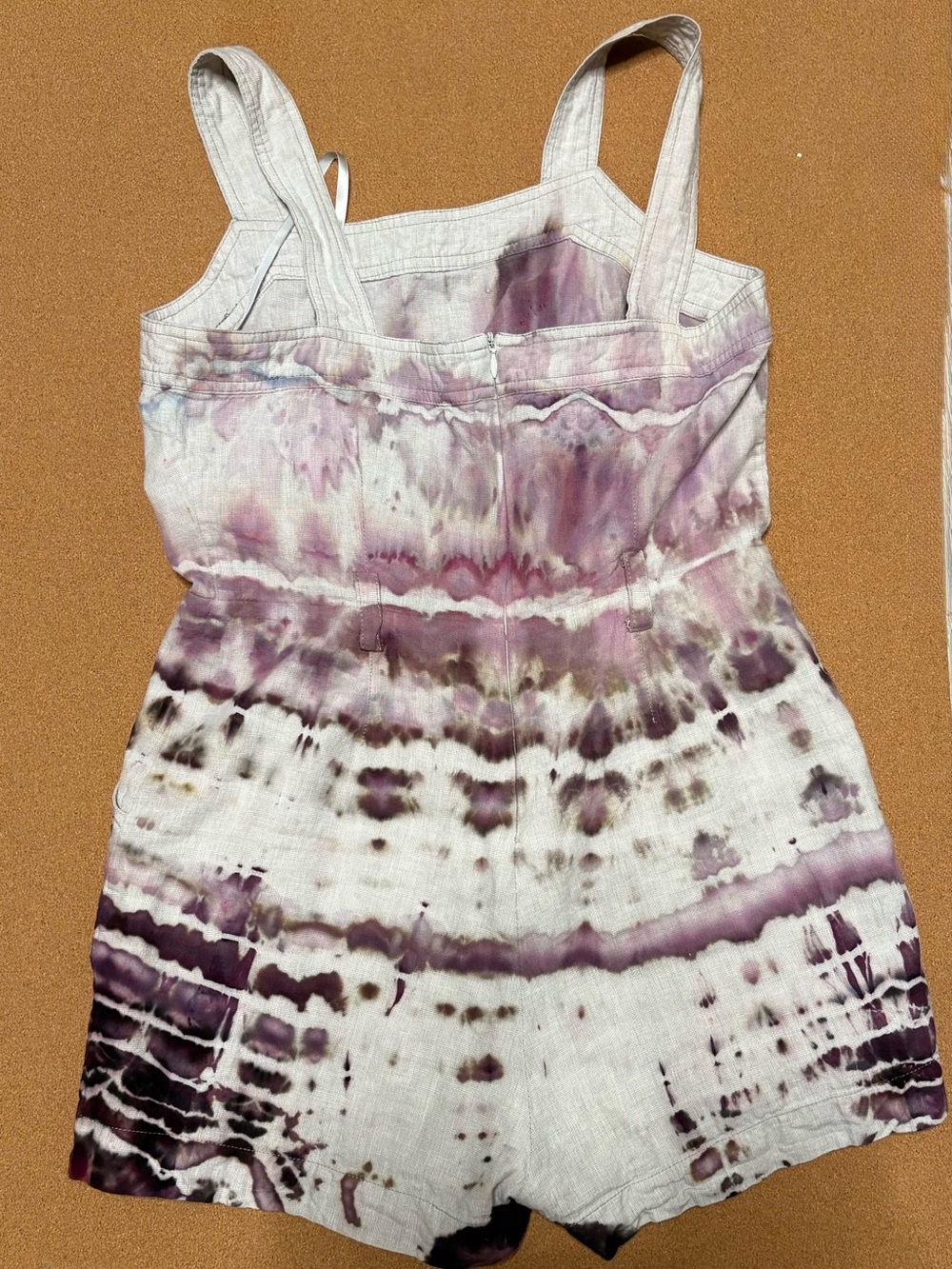 Hand dyed Amethyst Romper - Picture 3 of 3